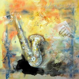 Musical Instrument oil painting
